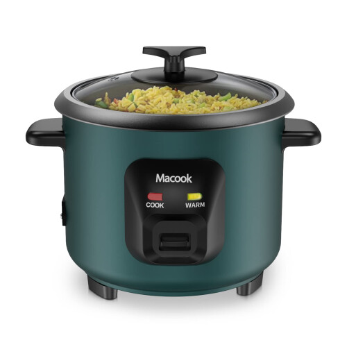 Macook Mini Rice Cooker | 0.6 Liter Multi-functional Rice Cooker Small | Non-Stick Rice Pot | One-button Operation | Automatic Keep Warm |