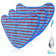 KEEPOW Steam Mop Pads Compatible with Vax Steam Mop Pads, For Vax Steam Cleaner S85-CM, S86-SF-CC, S86-SF-C and More, Washable Microfibre Pads with