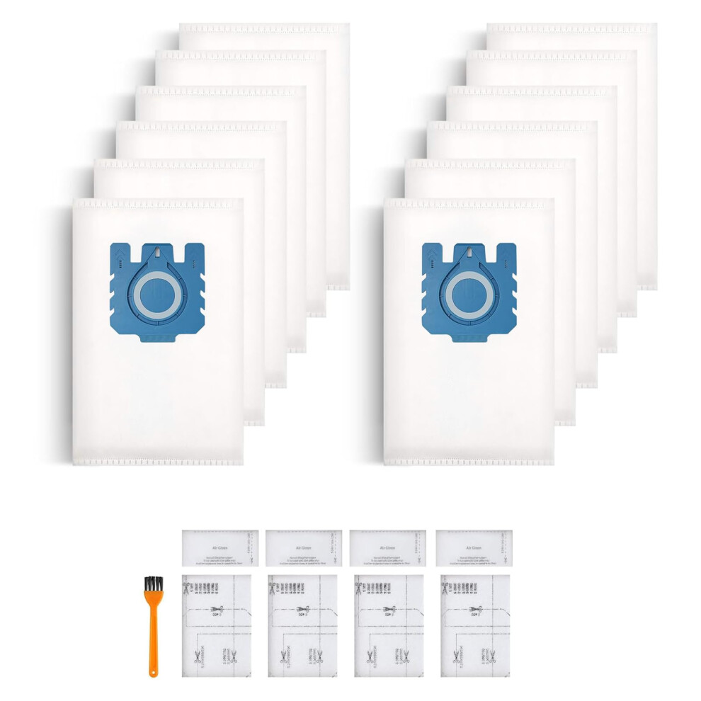 Ytugil 12 Packs Gn Dust Bags Compatible With Miele Hoover Bags,Miele C3 Hoover Bag, Complete C1 C2 C3 Cat & Dog S2 S5 S8 S400 S600 S2000 S5000 And S8000