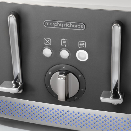 Morphy Richards Morphy Richards Illumination 4 Slice Toaster, 7 Toast Settings, Browning Controls, Variable Width Slots, Auto Pop-up, Removeable Crumb Tray, Cord 2