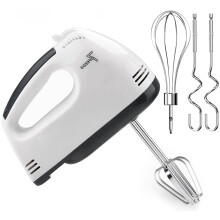 Hand Mixer, 7 Speed Electric Cake Whisk Food Mixer Self-Control/Turbo Boost with 5 Stainless Steel Accessory Food Beater for Cake Bread