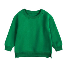 Pullover for Child Toddler Boys And Girls Sweater Coat Round Neck Small And Medium Children's Pullover Solid Color Top