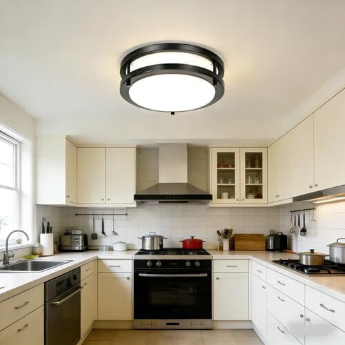 Luminária de teto LED embutida de 12 polegadas, 36W, 3000K-5000K, 3600lm 2