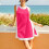 Damen-Freizeit-Shorts-Set, einfarbig, Pink, XL 6