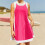 Damen-Freizeit-Shorts-Set, einfarbig, Pink, XL 5