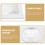 White Square Exhaust Fan Cover with Spring Lock for Bathroom Vent Ceiling Replacement 3