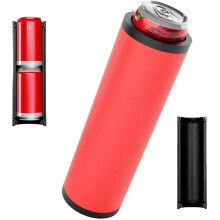 Θήκη για κονσέρβες Tactical Red Slim με μόνωση για δύο άτομα, 12oz