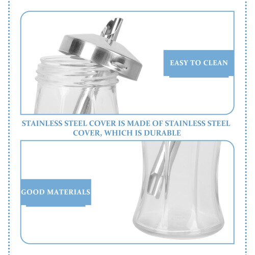 Zuckerdose aus Glas mit Deckel, 240 ml 2