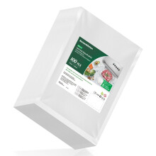 Bonsenkitchen 100 Bags 15 x 25 cm Vacuum Food Sealer Bags Embossed Food Preserving Sous Vide for Food Saver, Commercial Grade Textured Food Vacuum