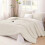 Twin XL comforter set beige 2-piece extra-long 2