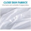 Cal King Comforter Set Quilted Down Alternative 3 pcs White 4
