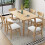 Stretch-Esszimmerstuhlhussen, 4er-Pack 2