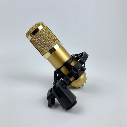 1Set Gold-Plated Professional Condenser Microphone with High Sensitivity for Conference Use 1