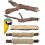 Ensemble de perchoirs en bois naturel pour grands perroquets (5 pièces) 1