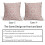 Conjunto de 2 capas de almofada boho rosa claro em linho, 40x40cm (16x16 polegadas). 6