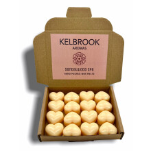 Wax Melts - Sandalwood Spa | 16 Pack | Strong Scented | Made in UK | Plastic Free | Vegan