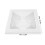 White Square Exhaust Fan Cover with Spring Lock for Bathroom Vent Ceiling Replacement 6