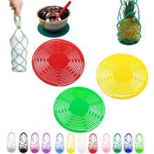 Posavasos multifuncional de malla de silicona (1 pieza)