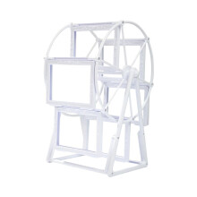 Cadre photo moulin à vent rotatif léger, design unique, cadre photo simple, grande roue stable pour enfants