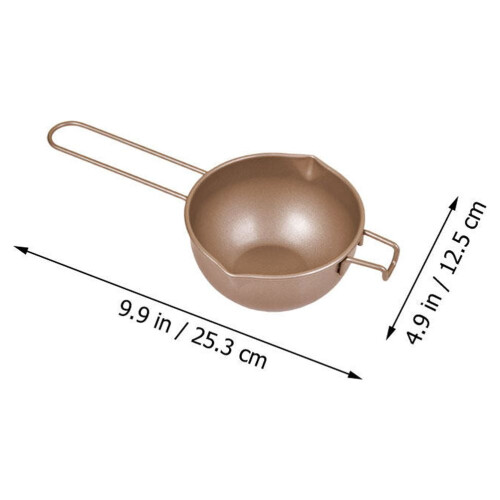 Carbon Steel Chocolate Melting Pot with Handle 1 Piece 1