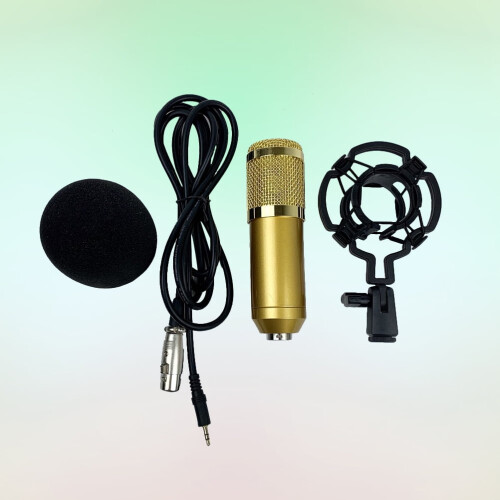 1Set Gold-Plated Professional Condenser Microphone with High Sensitivity for Conference Use 2