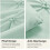 Σετ πάπλωμα King Size Sage Green – Εξαιρετικά μαλακό Boho Pintuck, 3 τεμάχια εναλλακτικά 3