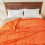 Orange Flannel Fleece Throw Blanket 5