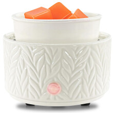 Electric Wax Melt Burner - Oil Burner Scented Melter Candle Warmer Burner, Ceramic 4-in-1 Wax Melts Warmer for Home Office Bedroom Aromatherapy Gift
