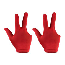 Rękawice bilardowe 3Fingers, zestaw 2 rękawic bilardowych, rękawice bilardowe dla lewej i prawej ręki, rękawice do gry w bilard, do gry w
