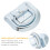 TOYMYTOY1Pc Πρακτικός γάντζος πρόσδεσης D με δακτύλιο για φορτηγό και αυτοκίνητο, 6