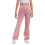 Mädchen-Schuluniformhose, rosa, einfarbig, Stretch, hoher Bund 1