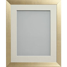 Frame Company Simpson Range Gold 12x10 inch Frame With Ivory Mount for 10x8 inch *Choice of Sizes* Fitted with Real Glass