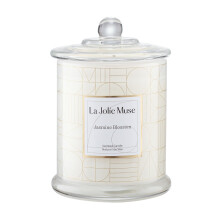 La Jol?e Muse Scented Candles Gifts for Women, Jasmine Candle Mothers Day Gifts Set Glass Jar 9.9Oz /280g, Natural Soy Wax Candles 70 Hours Long