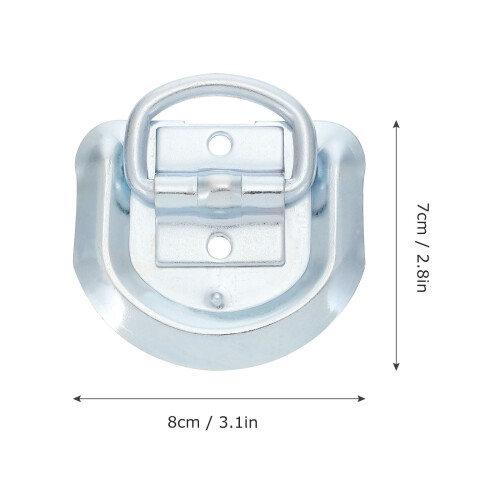 TOYMYTOY1Pc Πρακτικός γάντζος πρόσδεσης D με δακτύλιο για φορτηγό και αυτοκίνητο, 1