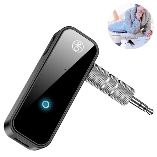 Προσαρμογέας Bluetooth, ασύρματος πομπός και δέκτης 2 σε 1 για ροή ήχου από τηλεόραση, 1