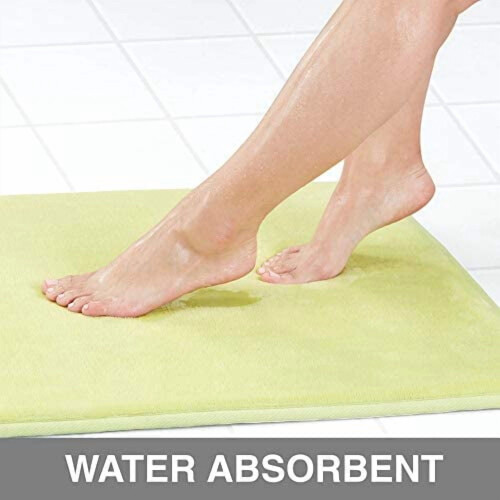 Χαλί μπάνιου Memory Foam, αντιολισθητικό, απορροφητικό, εξαιρετικά άνετο, βελούδινο (22 1