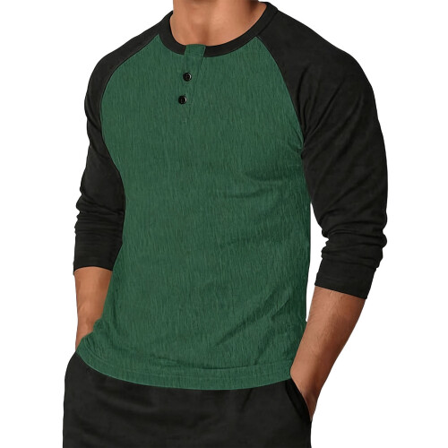 Herren-Langarmshirt mit Vintage-Grafik 1
