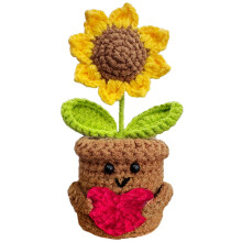 KIAYOO Sunflower Gifts For Women Men, Emotional Support Plant Christmas Positive Flower Leaving Get Well Soon Thinking of Thank You Birthday Presents