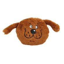 Gioco interattivo per cani: palla attiva con funzionamento a batteria, palline automotrici e rivestimento in peluche masticabile per cani di piccola