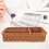 Wicker Utensil Caddy, Υφασμάτινο Rattan Ασημικά Caddy, Οργάνωση Μαχαιροπήρουνων και Καλαθιού 5
