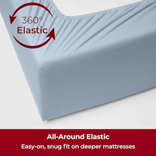 Microfiber Bed Sheet Set Queen – Extra Deep 16" Fit, Soft 2