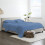 Egyptian Cotton Cal King Sheet Set Medium Blue 4-Pc 4