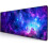 Purple Galaxy Gaming Mouse Pad 31,5x11,8", Ραμμένες άκρες, Αντιολισθητική βάση – Συμβατό με όλα τα 1