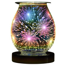 Cello Firework 3D Touch Electric Melt Burner ? Electric Scent Diffuser, Wax Melt & Oil Burner, Essential Oil Air Diffuser, New Home Gift, Room Decor,