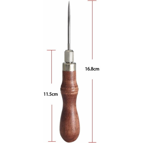 DIY4 σε 1 Ρυθμιζόμενο εργαλείο επισκευής σουβλιού με ξύλινη λαβή, κιτ επισκευής 1