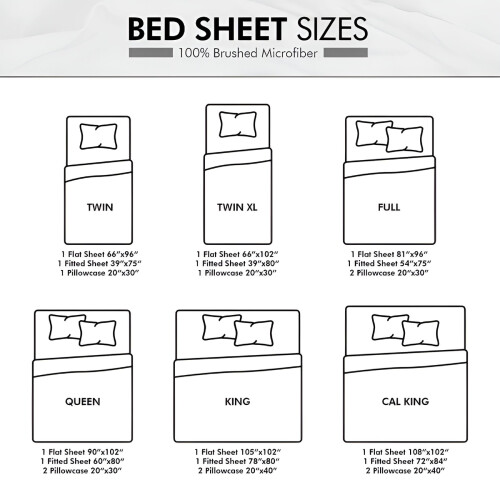 Egyptian Cotton Cal King Sheet Set Medium Blue 4-Pc 1
