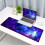 Purple Galaxy Gaming Mouse Pad 31,5x11,8", Ραμμένες άκρες, Αντιολισθητική βάση – Συμβατό με όλα τα 6