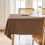 54" Round Sage Green Polyester Tablecloth 1