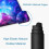 Purple Galaxy Gaming Mouse Pad 31,5x11,8", Ραμμένες άκρες, Αντιολισθητική βάση – Συμβατό με όλα τα 3