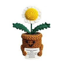 KIAYOO Daisy Birthday Gifts For Women Men, Emotional Support Plant Christmas Positive Flower Leaving Get Well Soon Thinking of Thank You Presents for